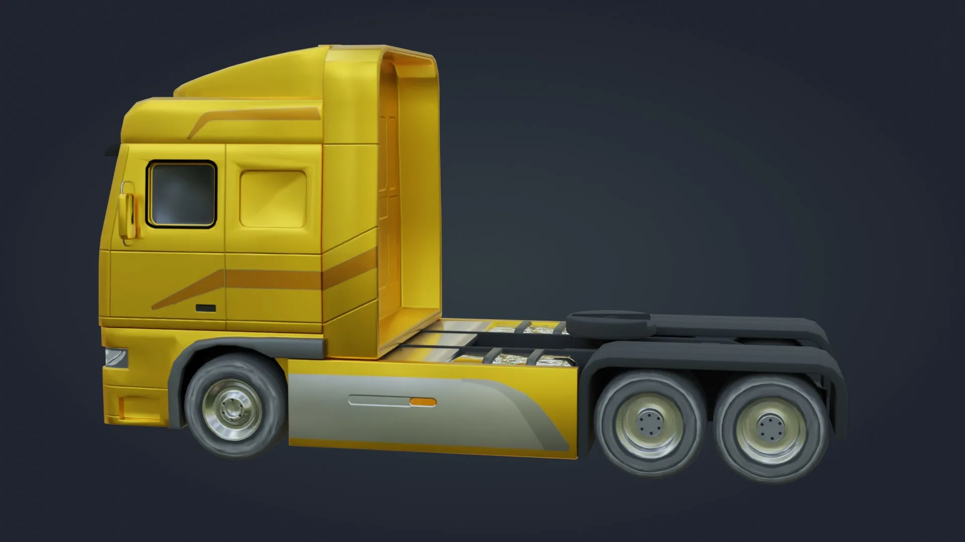 Truck - Low Poly - Game Ready - PBR