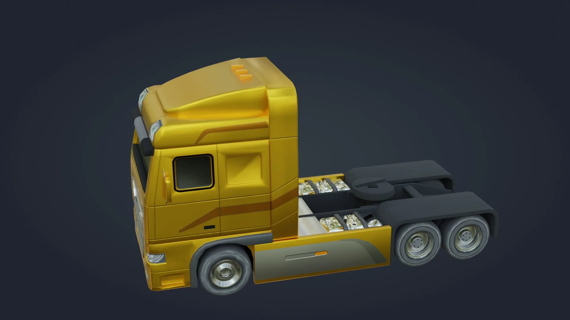 Truck - Low Poly - Game Ready - PBR