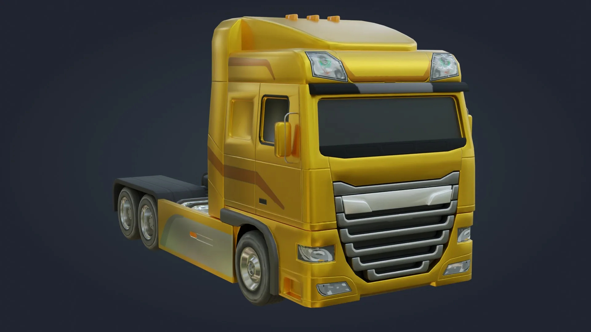 Truck - Low Poly - Game Ready - PBR