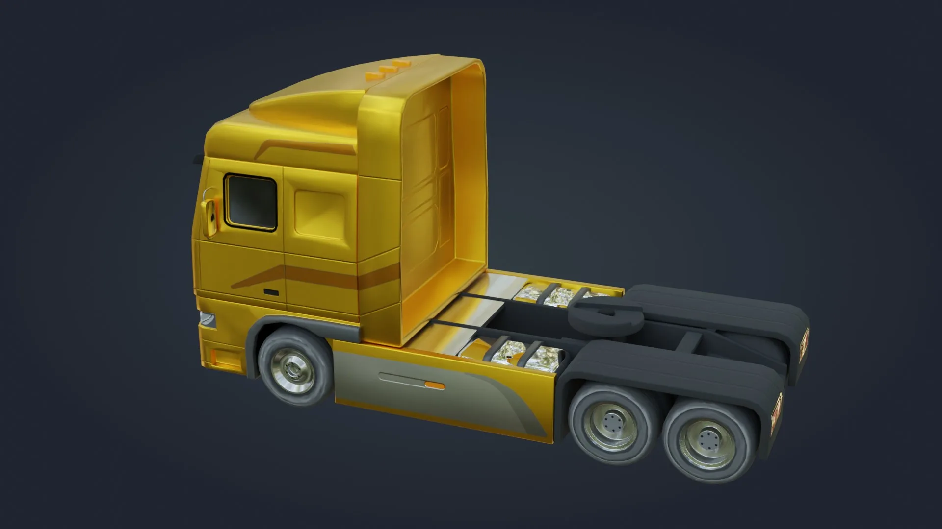 Truck - Low Poly - Game Ready - PBR