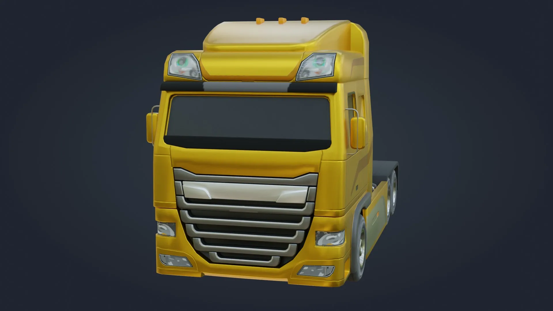 Truck - Low Poly - Game Ready - PBR