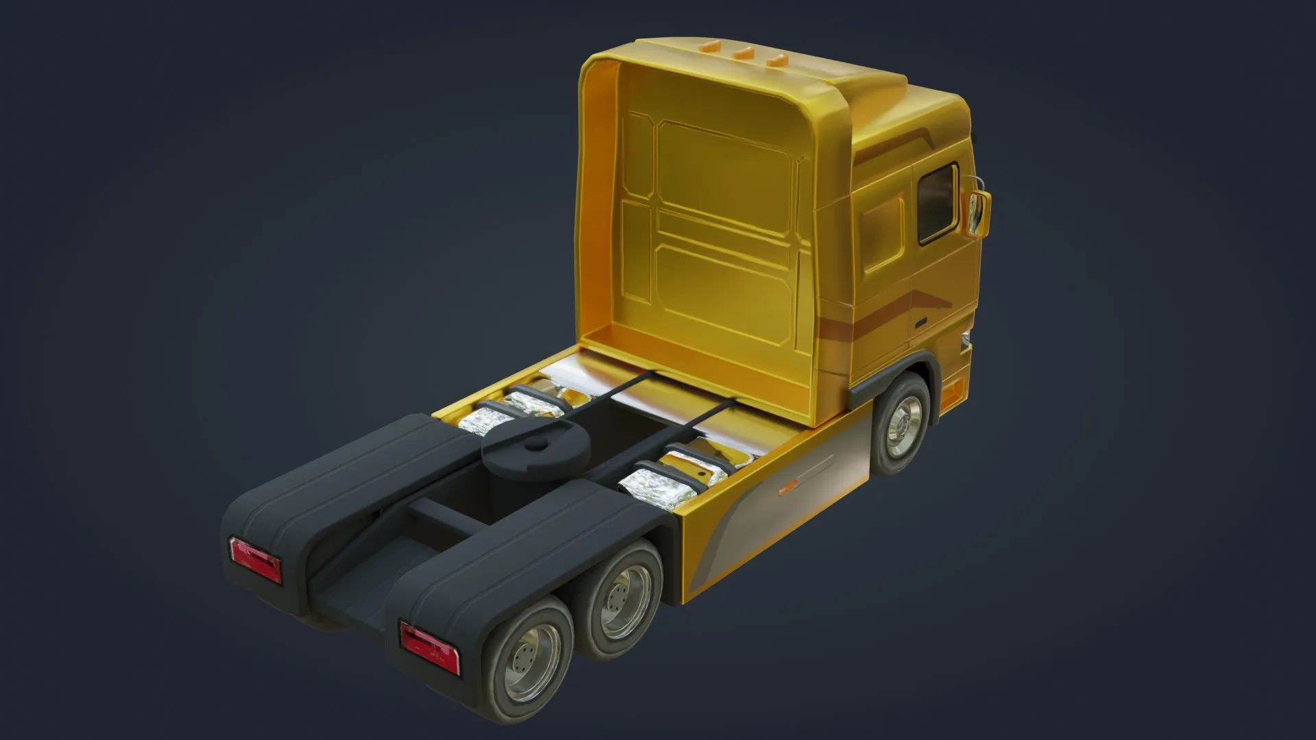 Truck - Low Poly - Game Ready - PBR