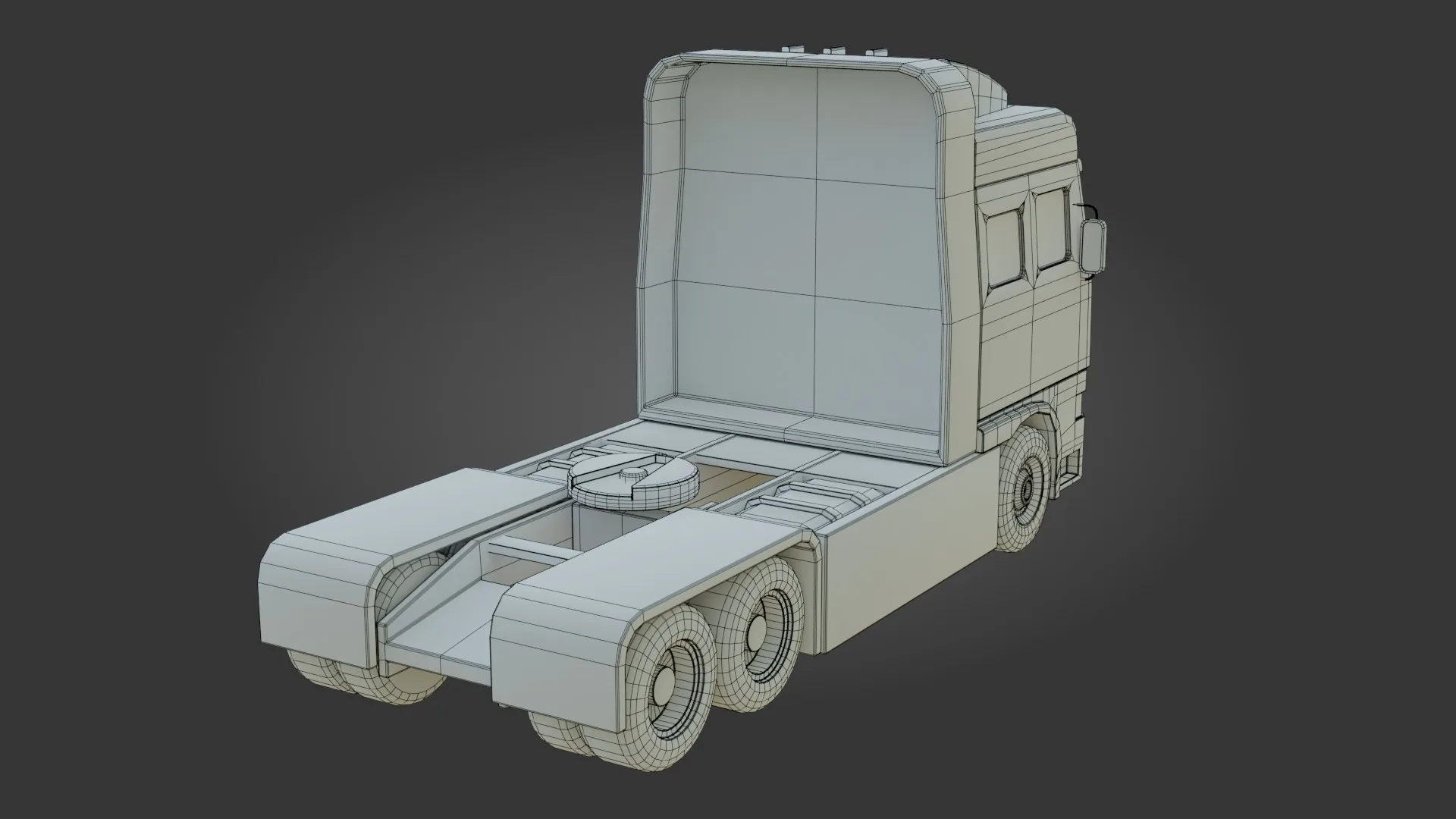 Truck - Low Poly - Game Ready - PBR