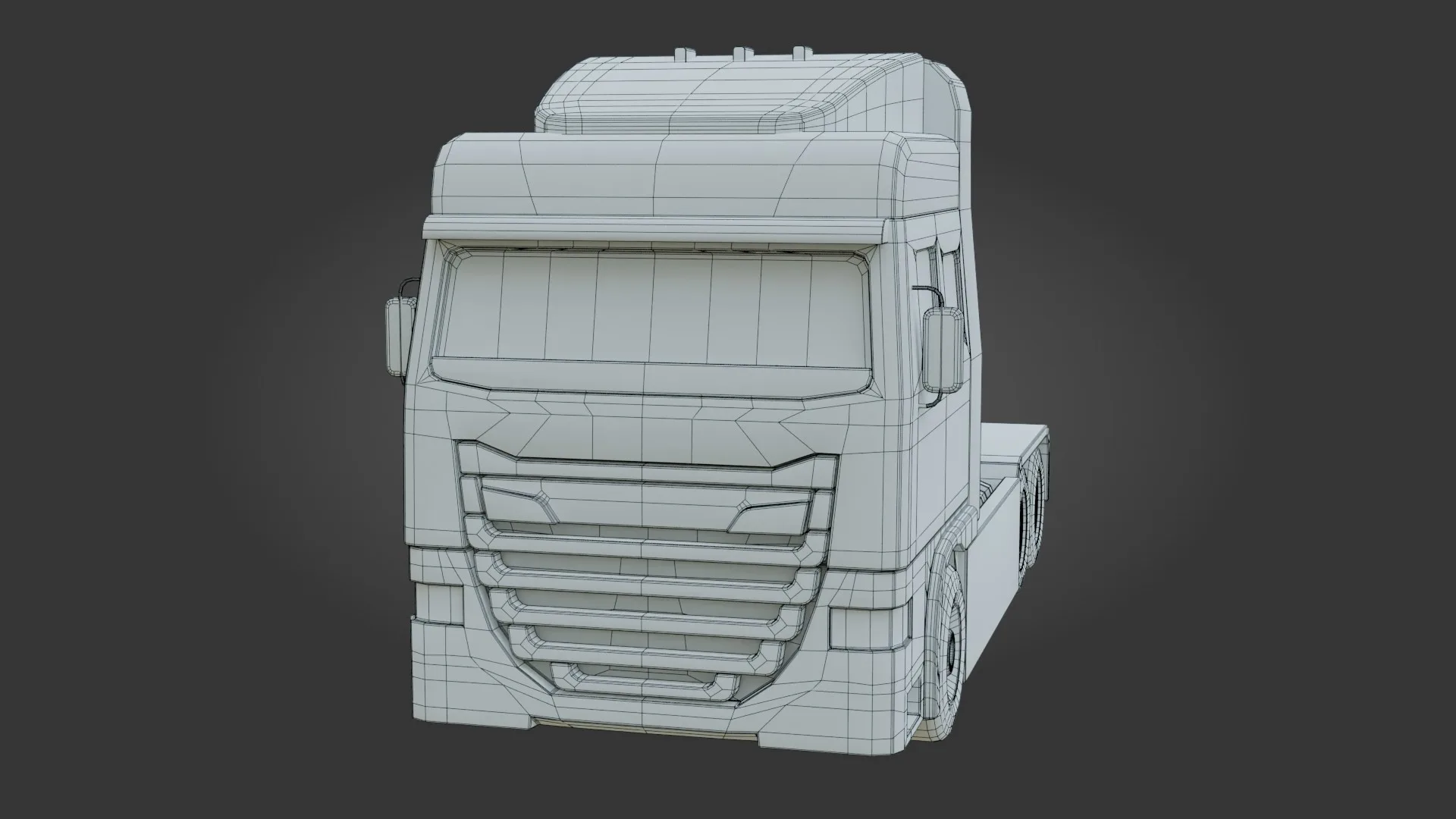 Truck - Low Poly - Game Ready - PBR