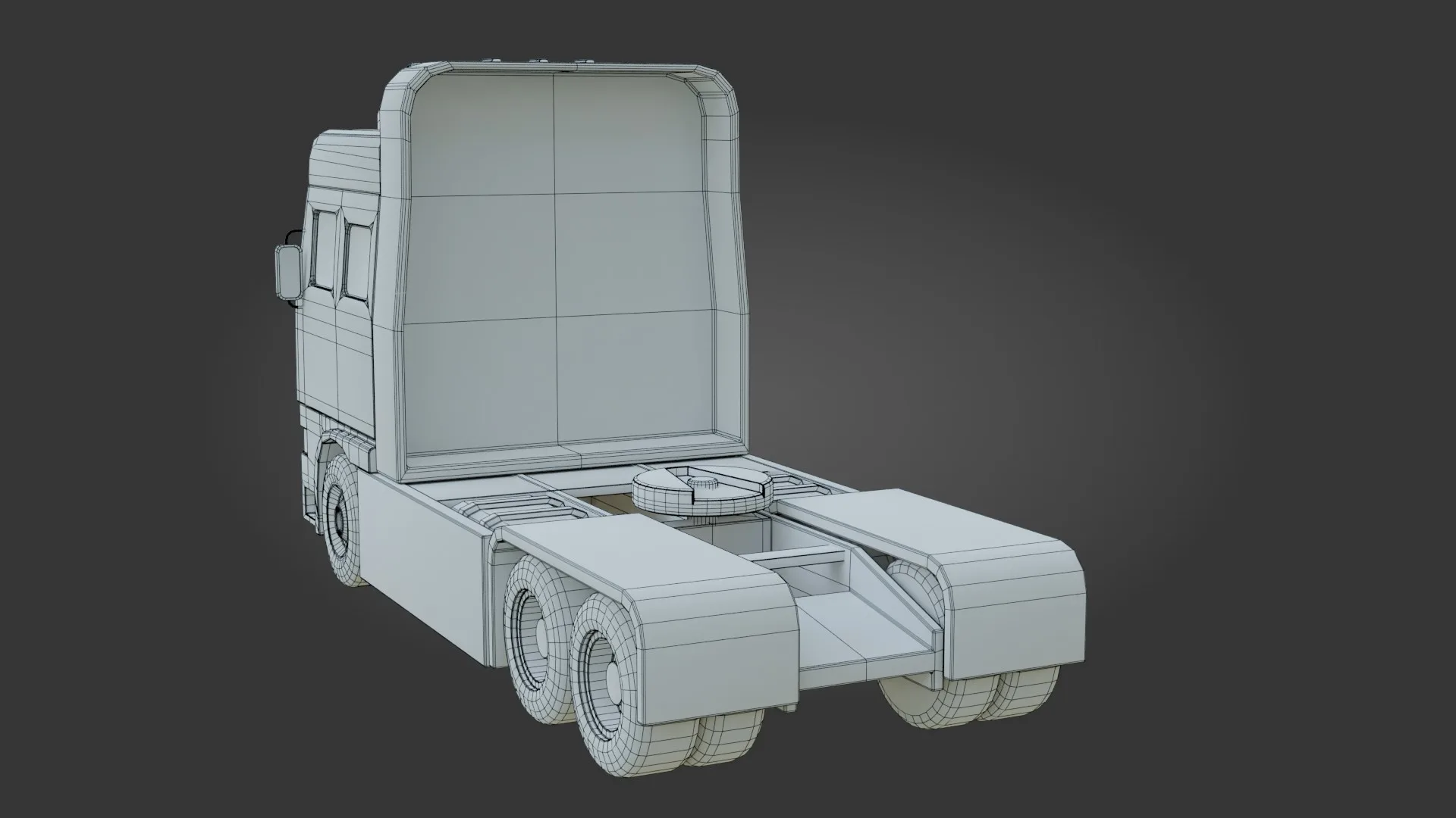 Truck - Low Poly - Game Ready - PBR