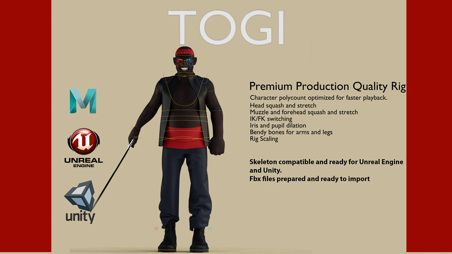 TOGI RIG MAYA VERSION