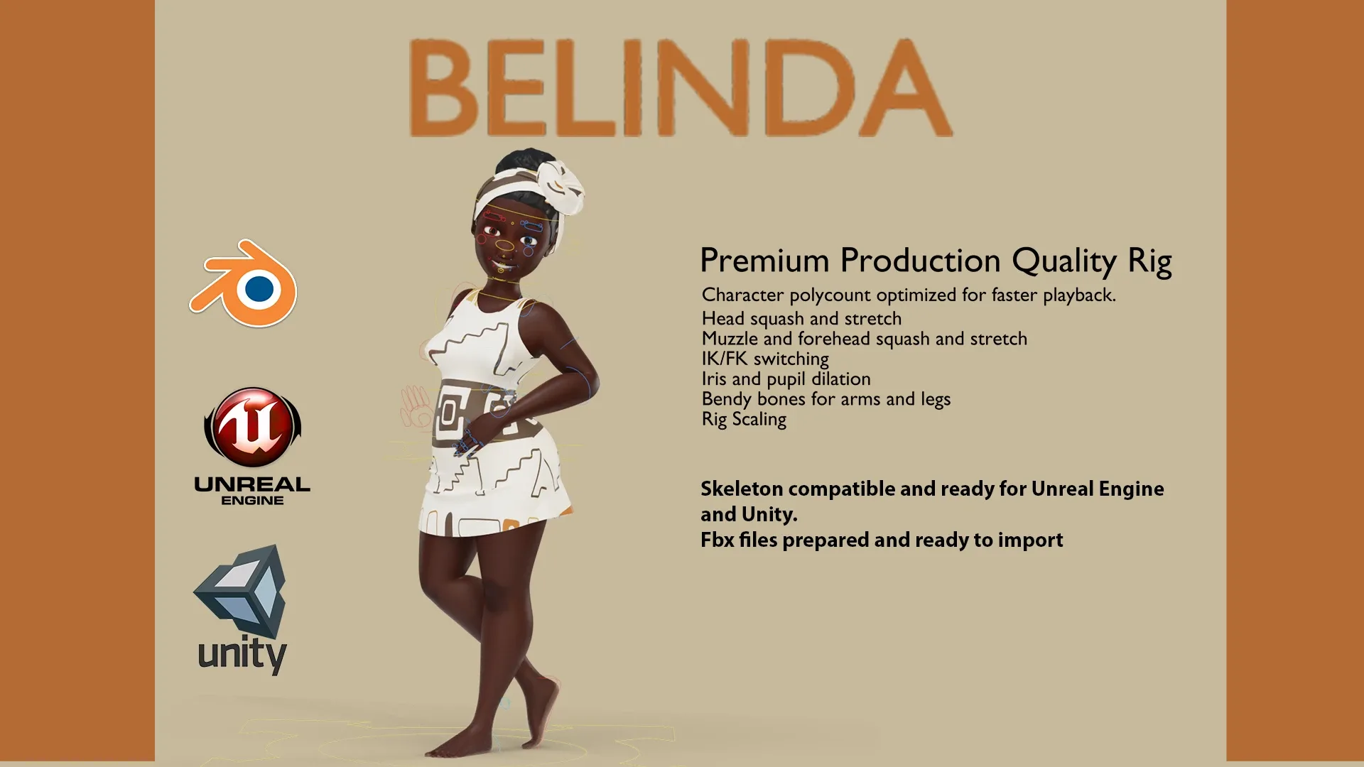 BELINDA RIG BLENDER VERSION