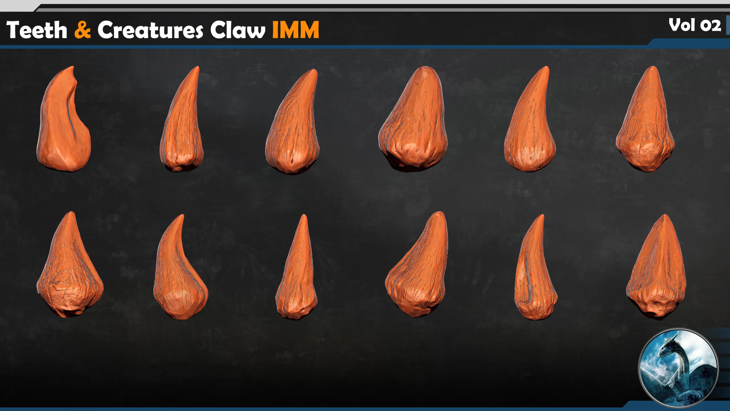 90 Teeth & Creatures Claw IMM Vol 02