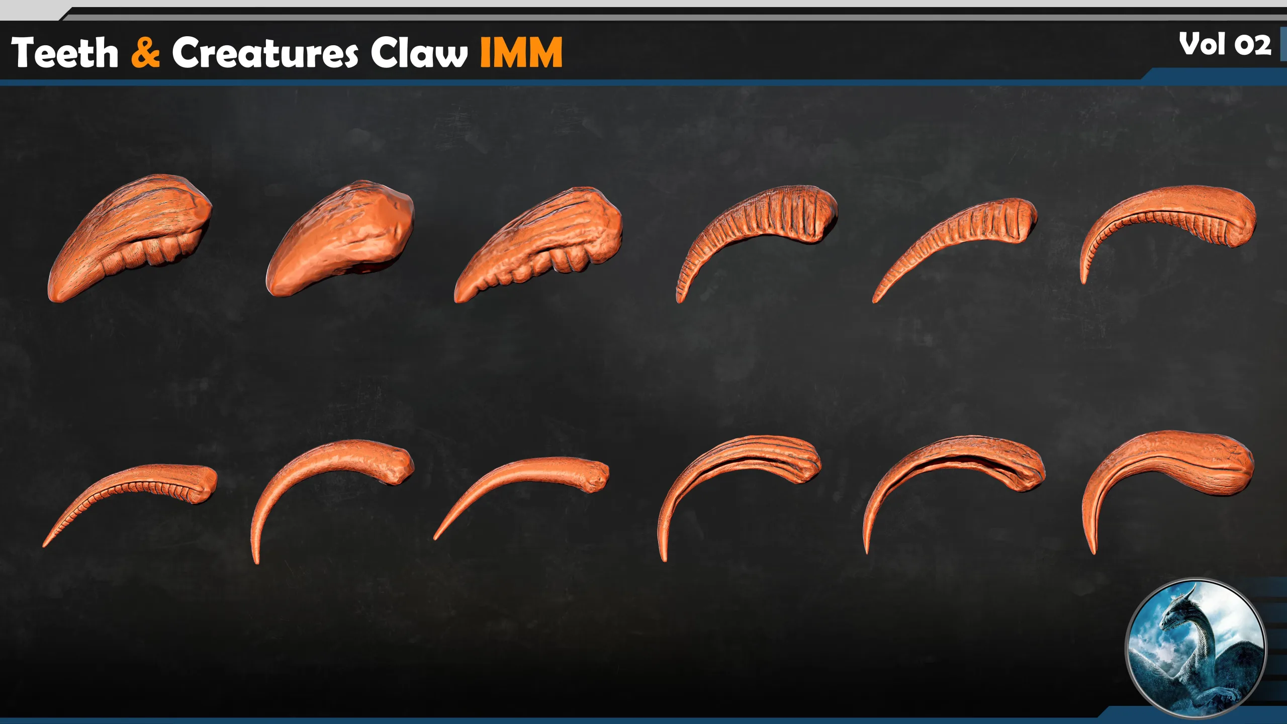 90 Teeth & Creatures Claw IMM Vol 02