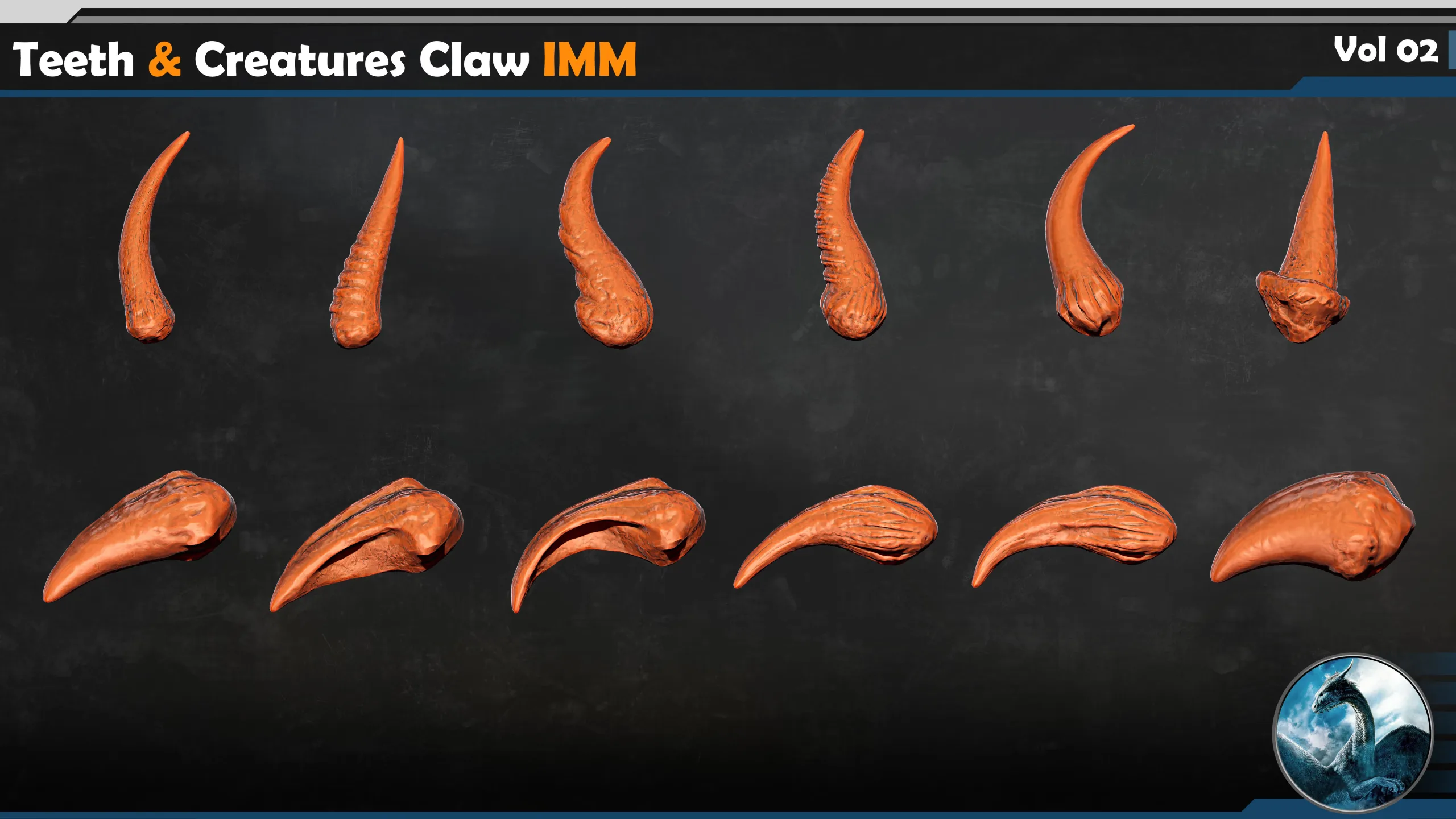 90 Teeth & Creatures Claw IMM Vol 02