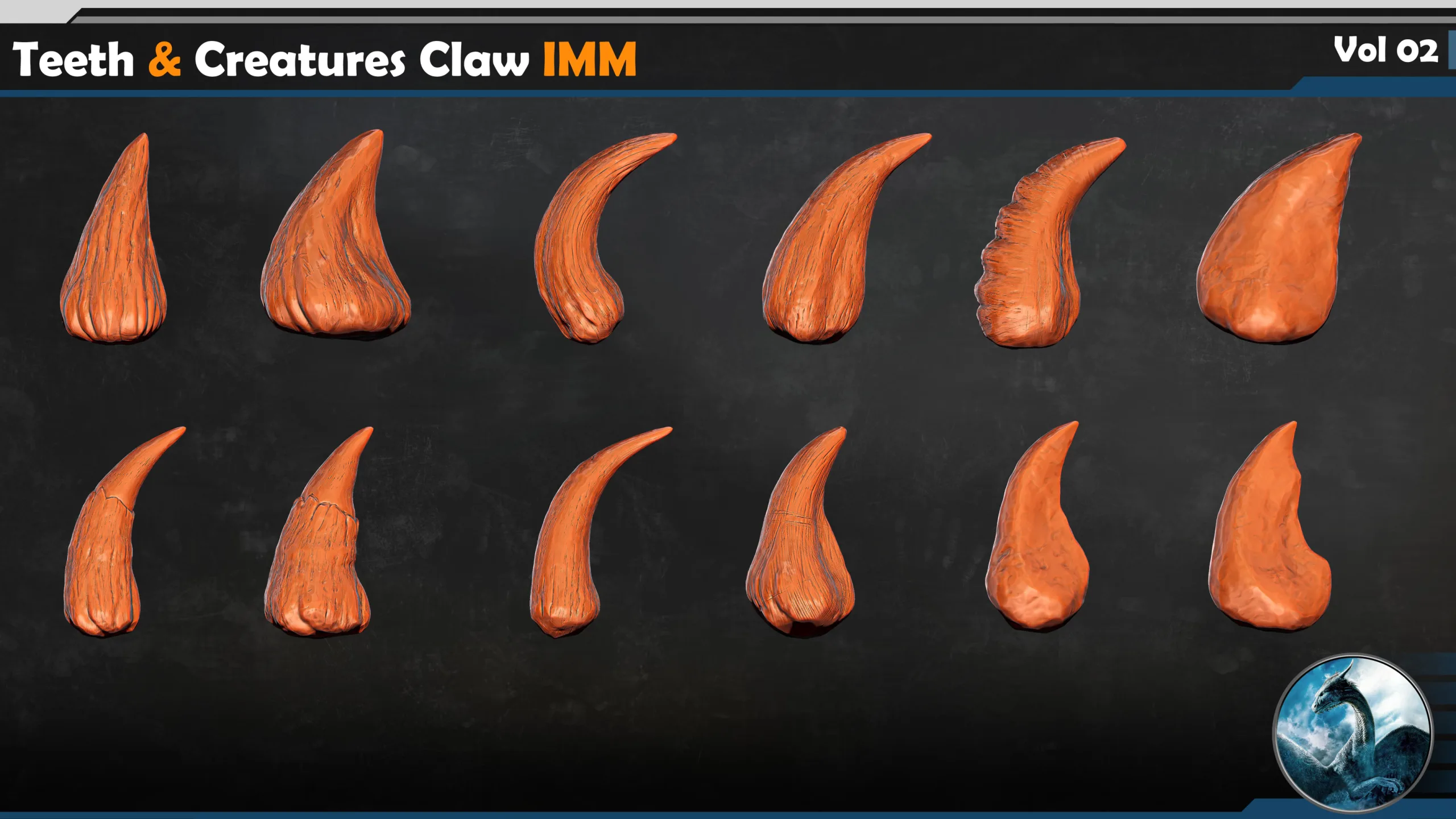 90 Teeth & Creatures Claw IMM Vol 02