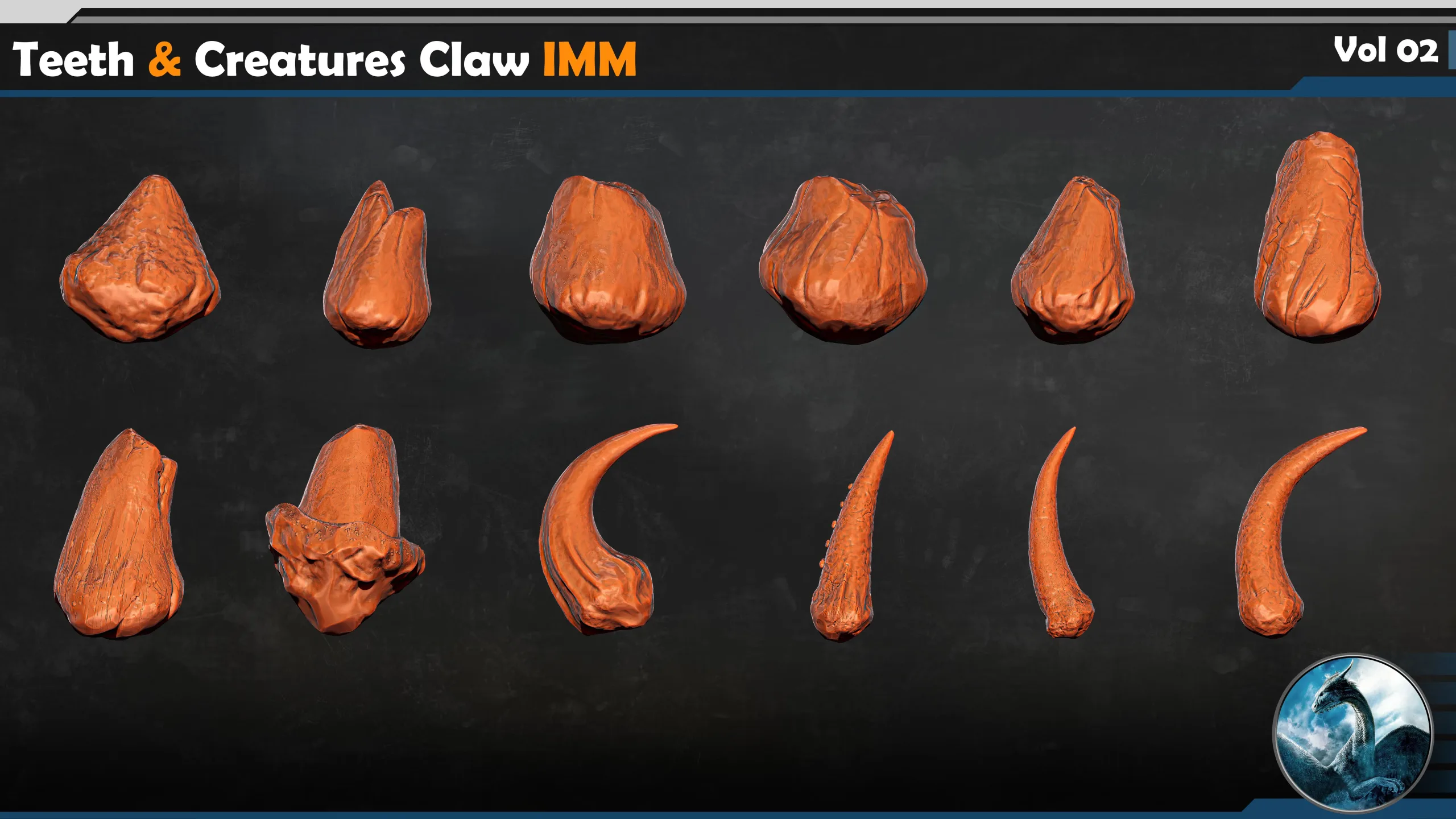 90 Teeth & Creatures Claw IMM Vol 02