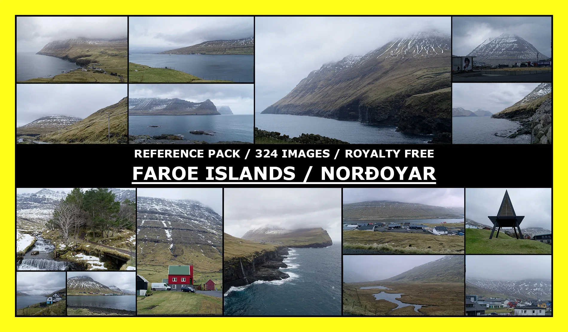 FAROE ISLANDS - Collection / Photo Reference / MEGAPACK / 2500+ IMAGES