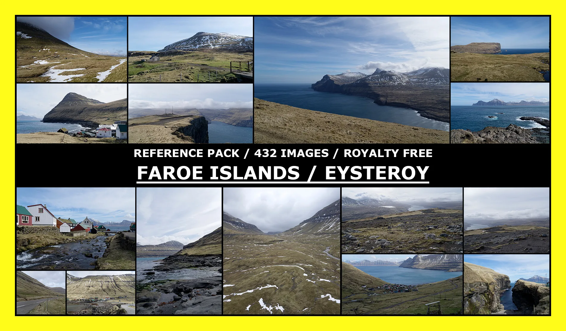 FAROE ISLANDS - Collection / Photo Reference / MEGAPACK / 2500+ IMAGES