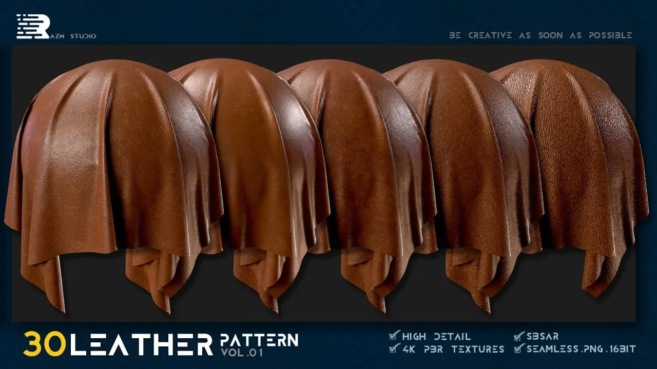 30 Leather Pattern - Vol 01