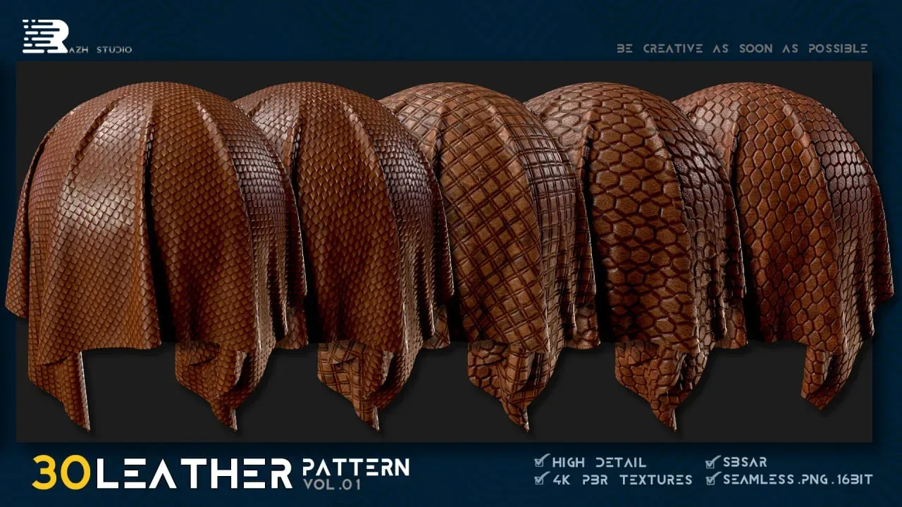 30 Leather Pattern - Vol 01