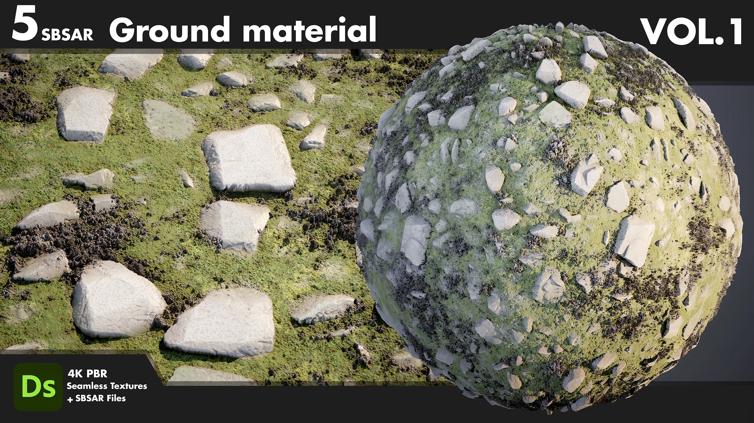 5 sbsar Ground material VOL.1