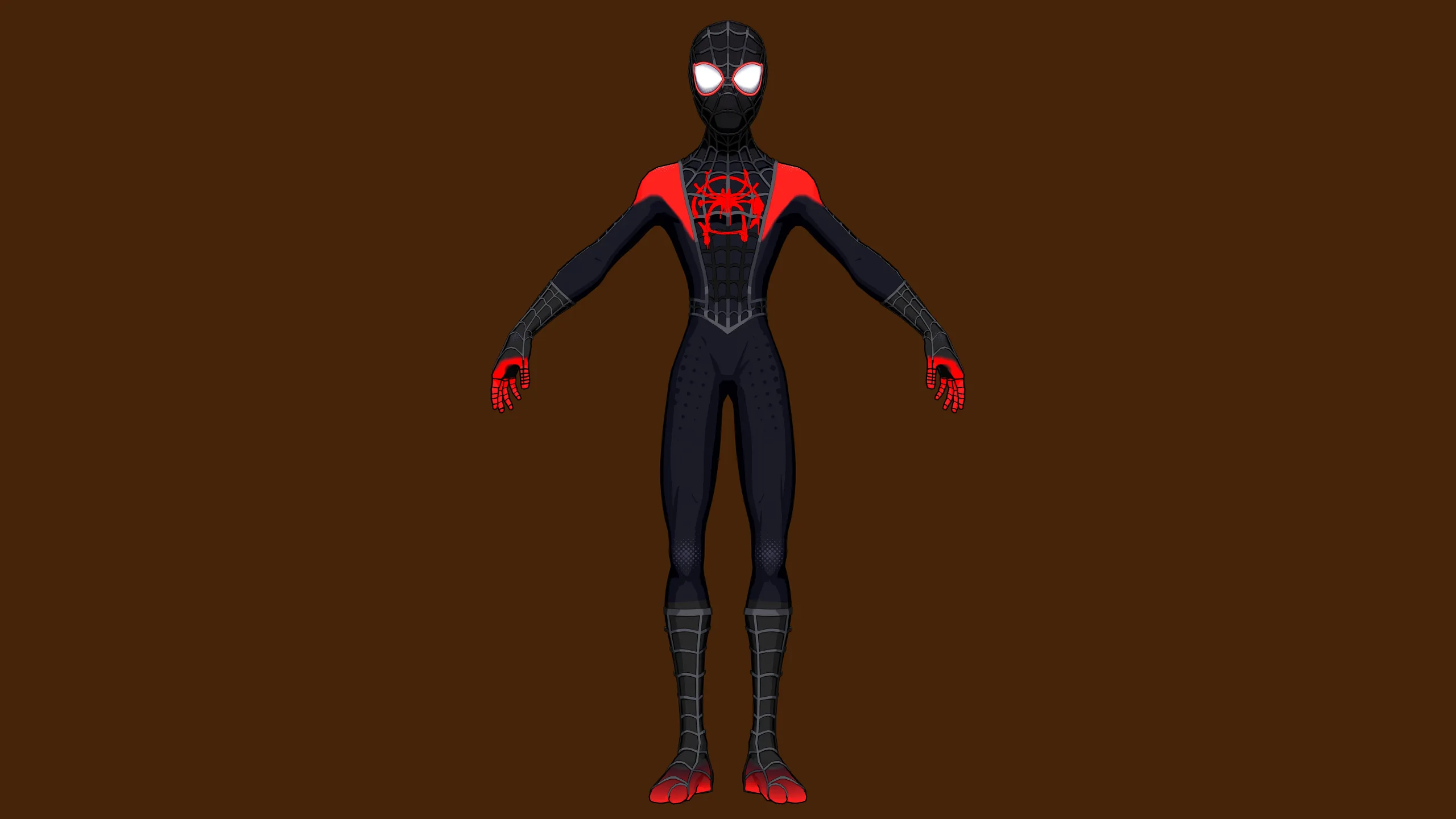 Spider-Man Miles Morales (Rigged)