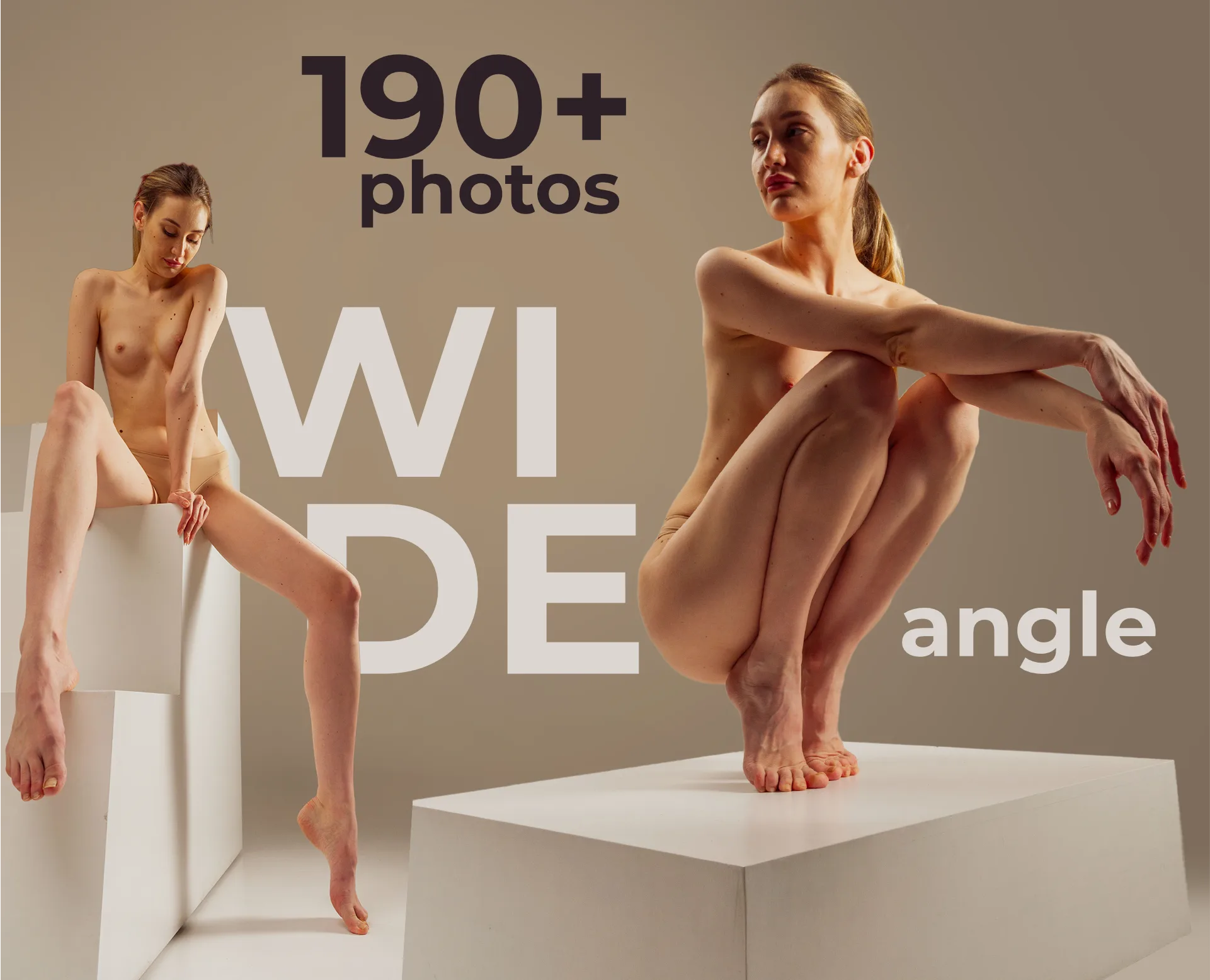 190+ Female Body Wide Angle Reference Photos for Daily Sketching