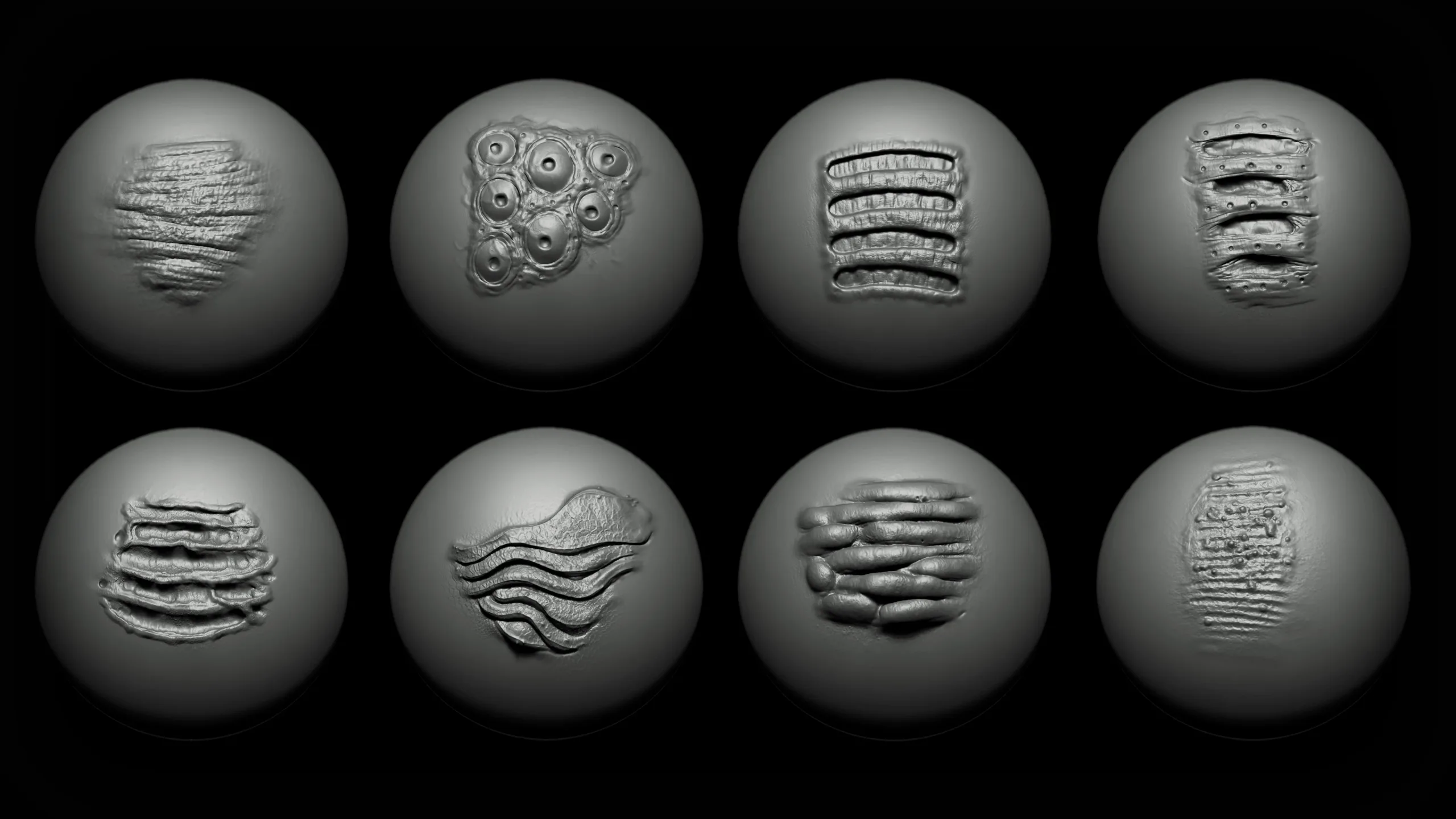 Zbrush + Blender Alien VDM Brush FlippedNormals