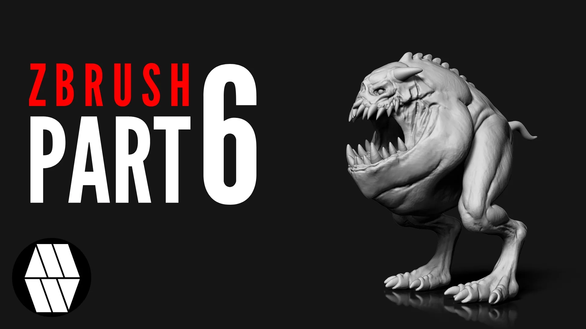 MLW_Creative - ZBRUSH Creature Sculpting FULL TUTORIAL