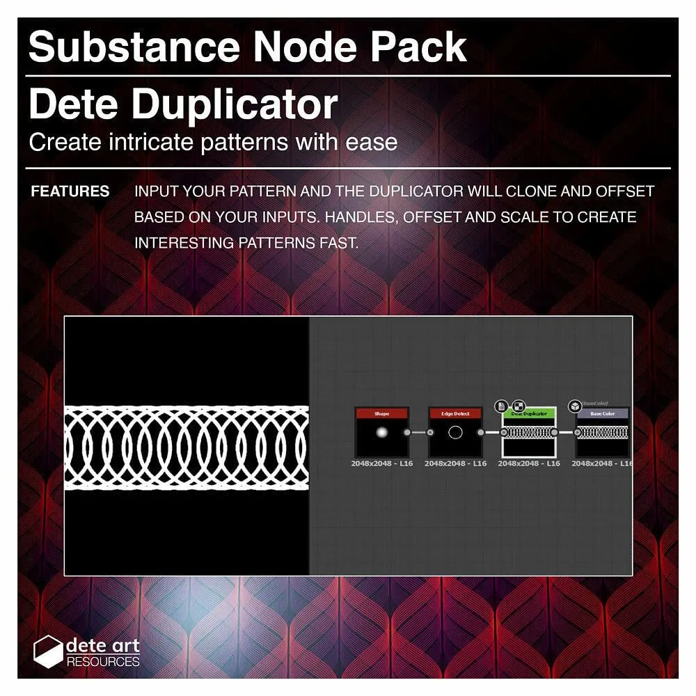 Utility Node Pack | Dete Pattern Placer, Dete Duplicator, Dete Clamp