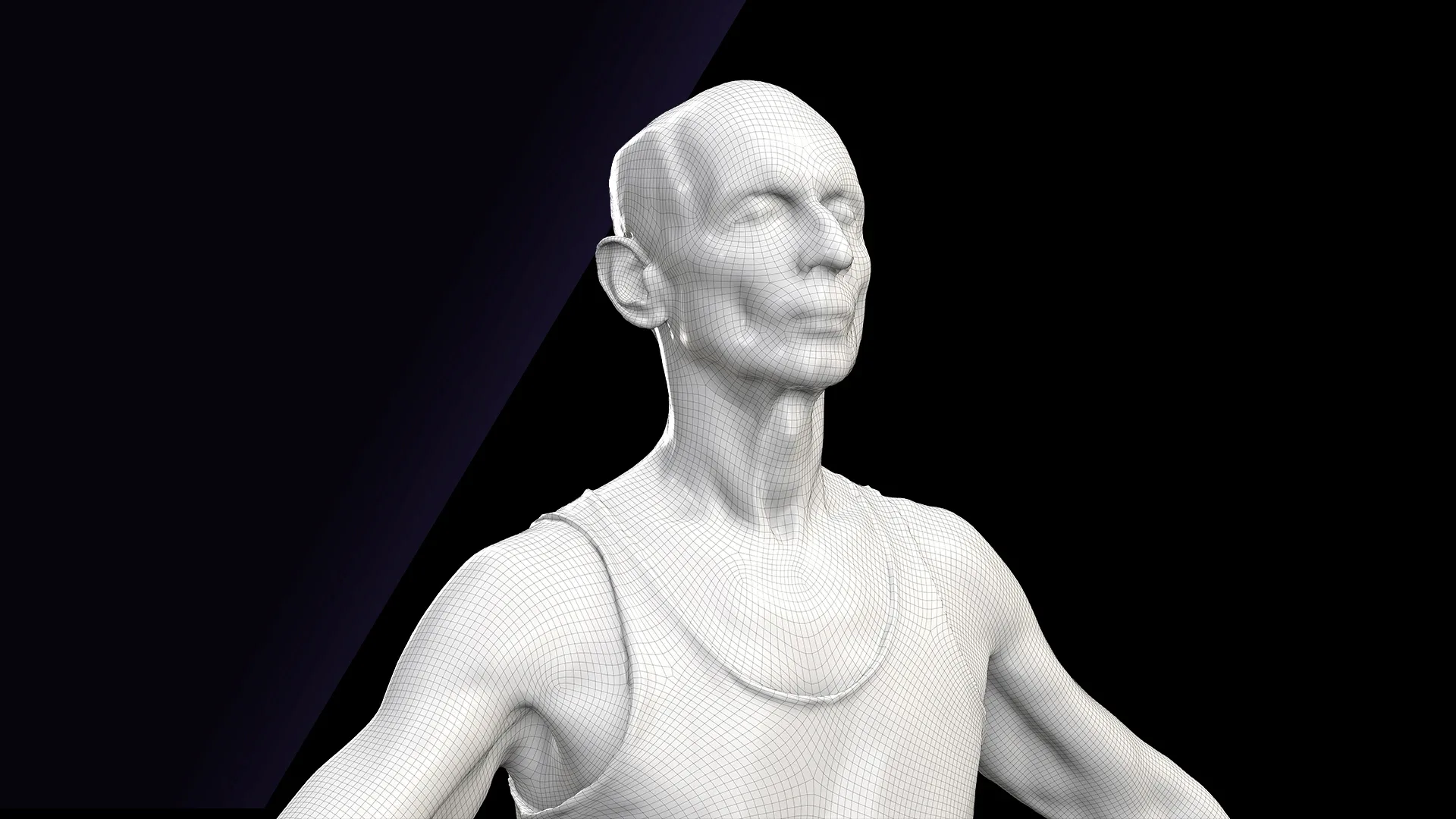 Cleaned A Pose Scan | 3D Model Marcus Doyle Dressed