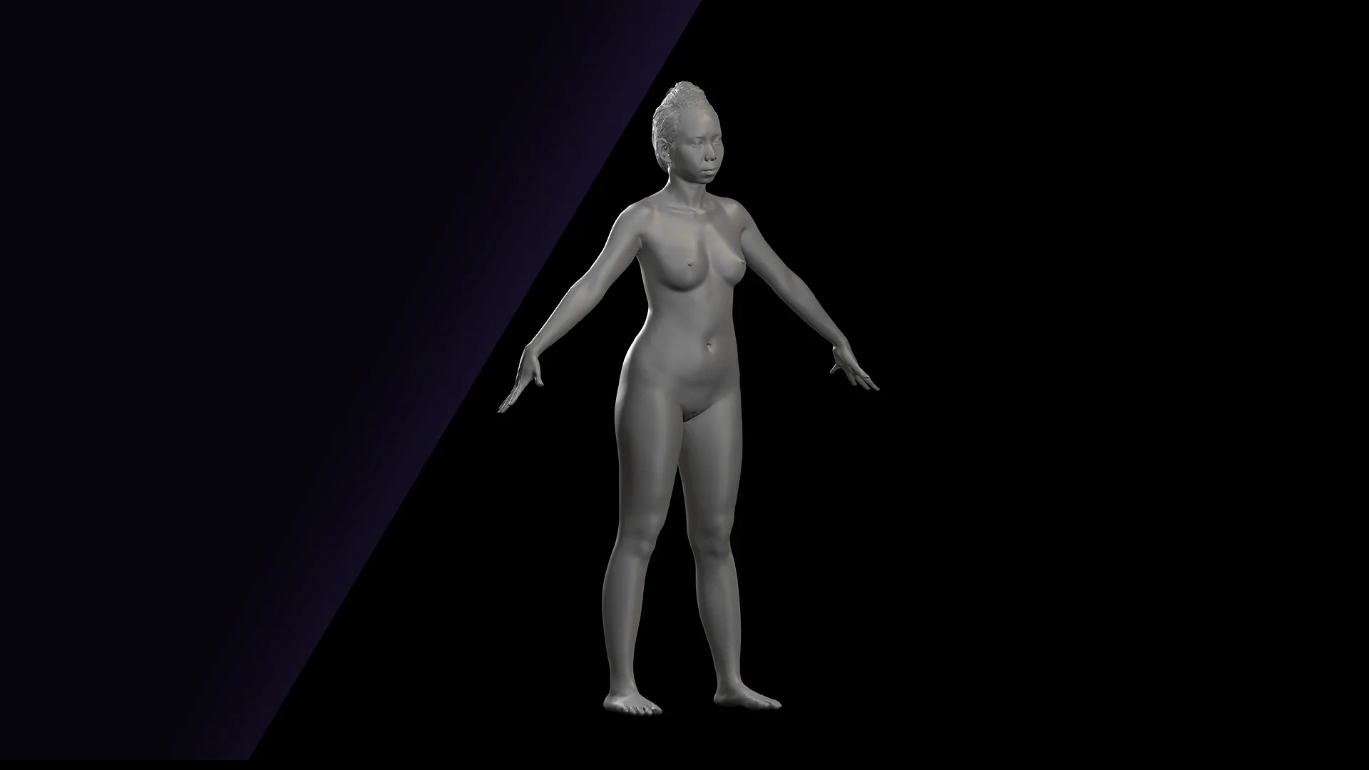 Cleaned A Pose Scan | 3D Model Killa Raketa Nude