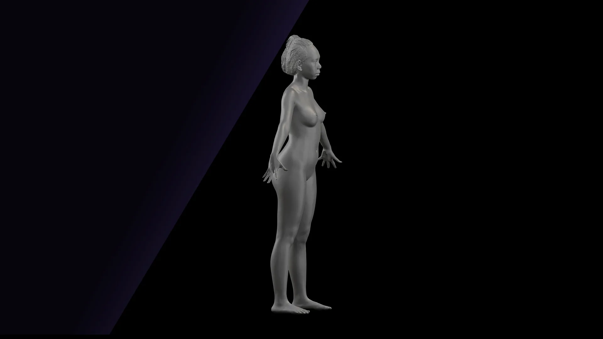 Cleaned A Pose Scan | 3D Model Killa Raketa Nude