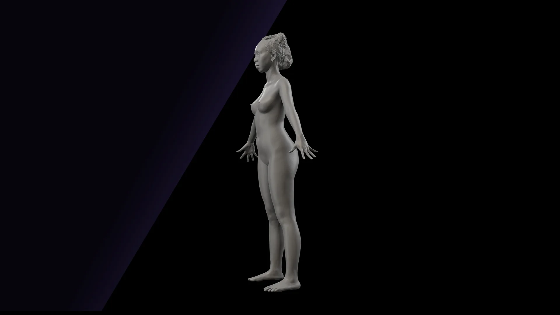 Cleaned A Pose Scan | 3D Model Killa Raketa Nude