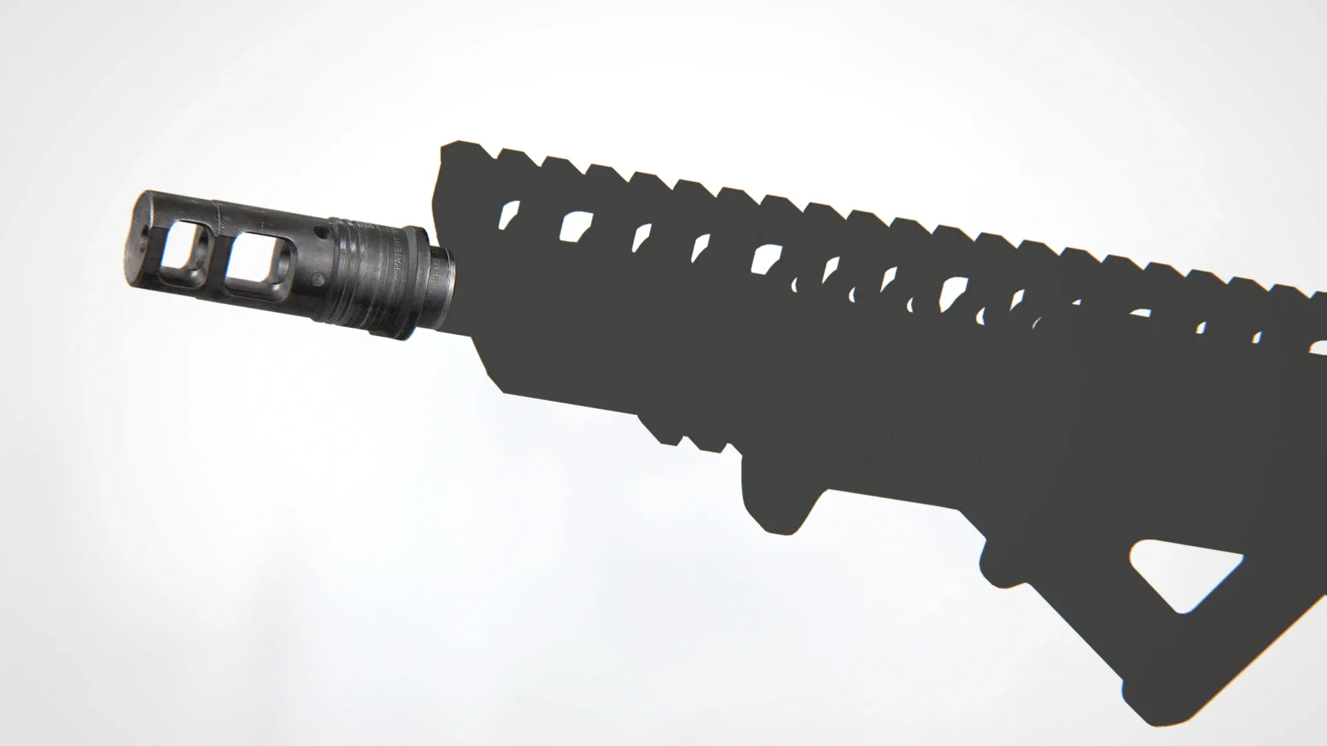 SOCOM-556-1/2-28 Muzzle Brake - Game Ready