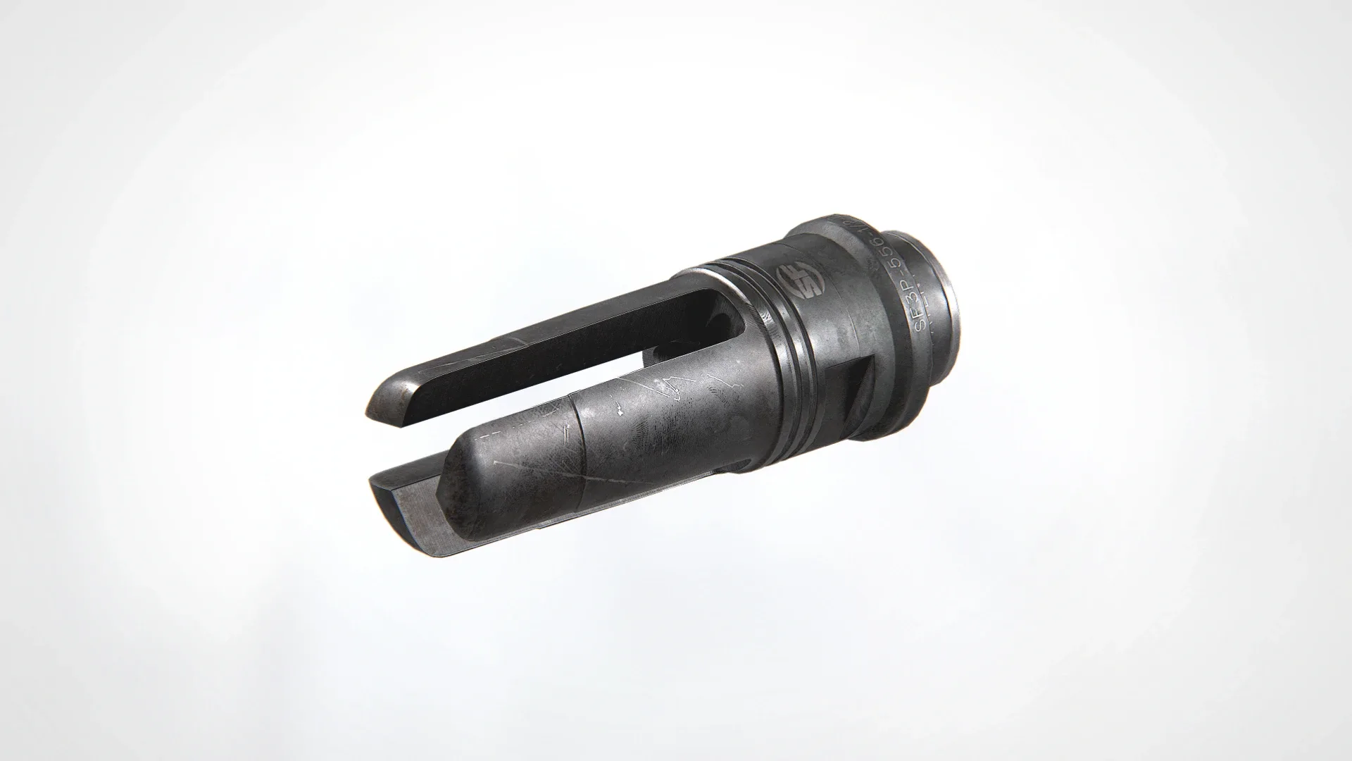 SOCOM-556-1/2-28 3-Prong Flash Hider - Game Ready