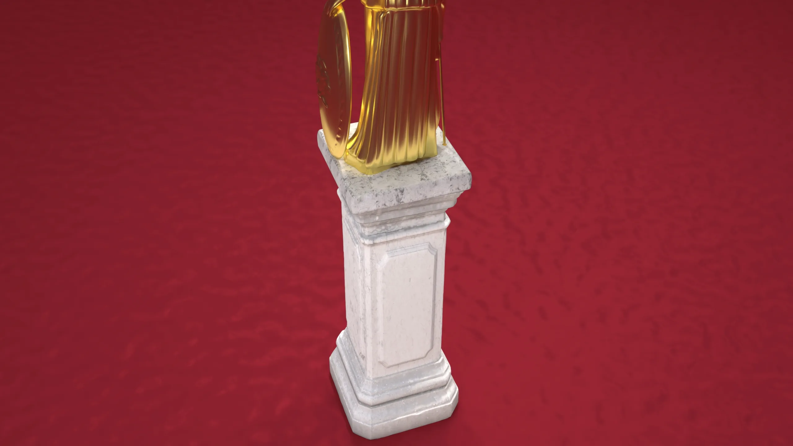 Athena Statue 4K