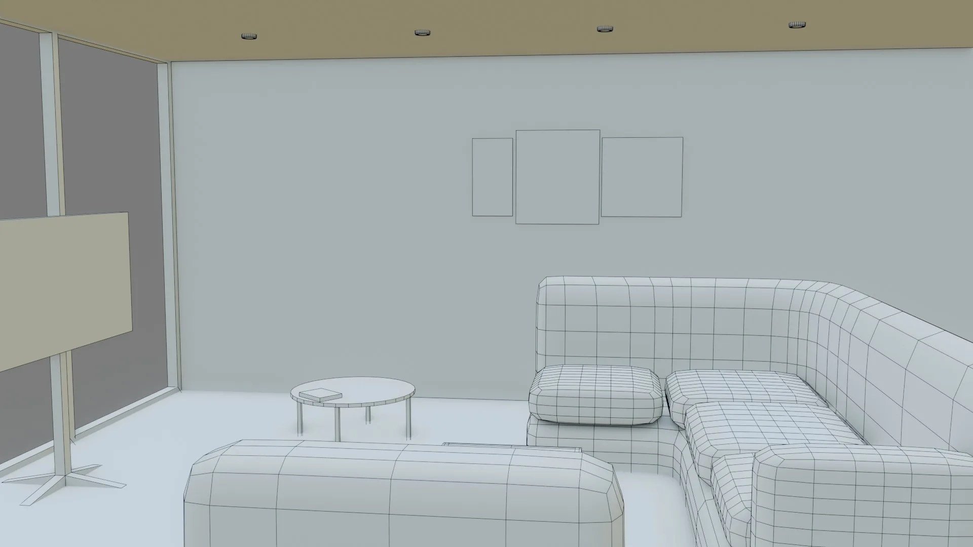 Simple Interior - Low Poly - Game Ready - PBR