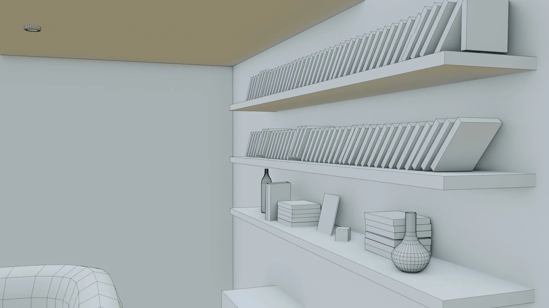 Simple Interior - Low Poly - Game Ready - PBR