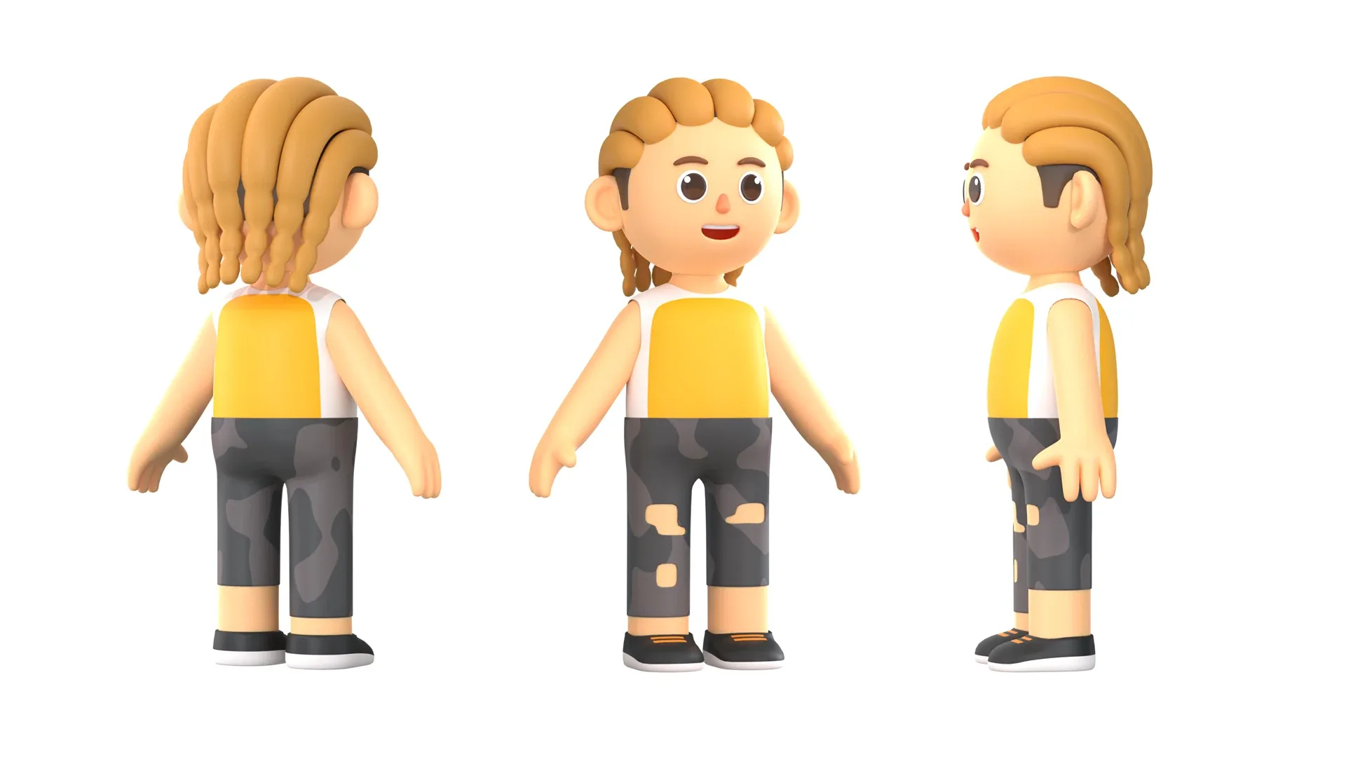 RIGGED CASUAL CHARACTERS 2 - PACK 1