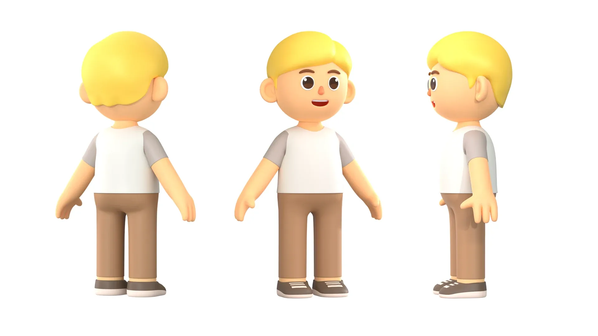 RIGGED CASUAL CHARACTERS 2 - PACK 1