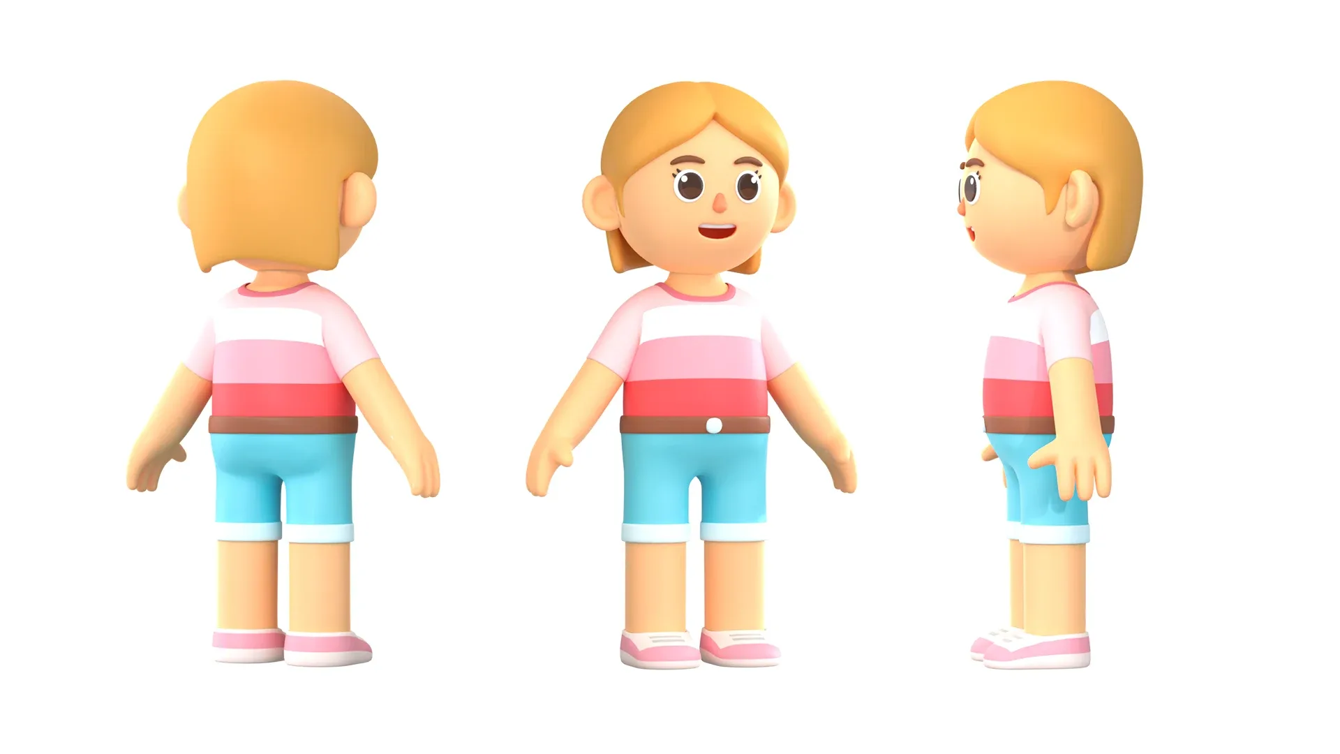 RIGGED CASUAL CHARACTERS 2 - PACK 1