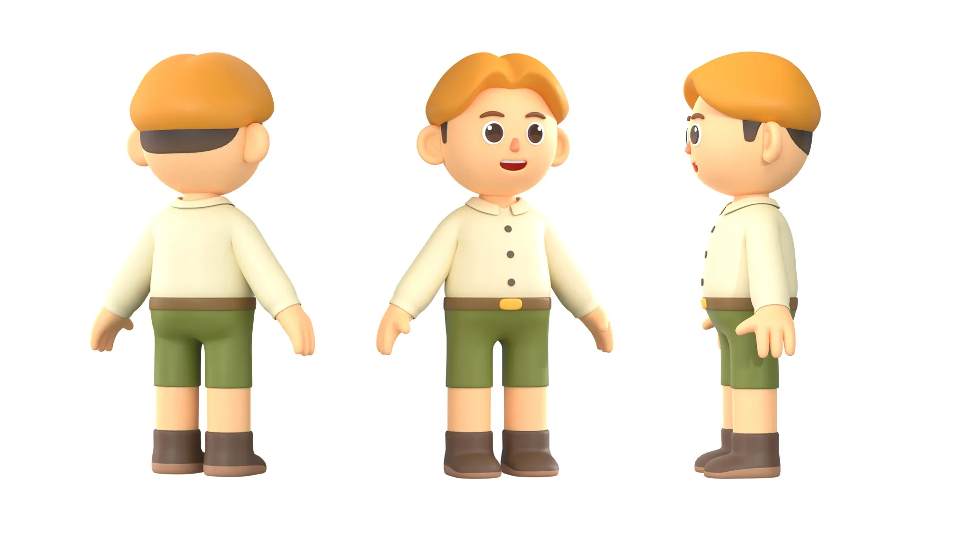 RIGGED CASUAL CHARACTERS 2 - PACK 1