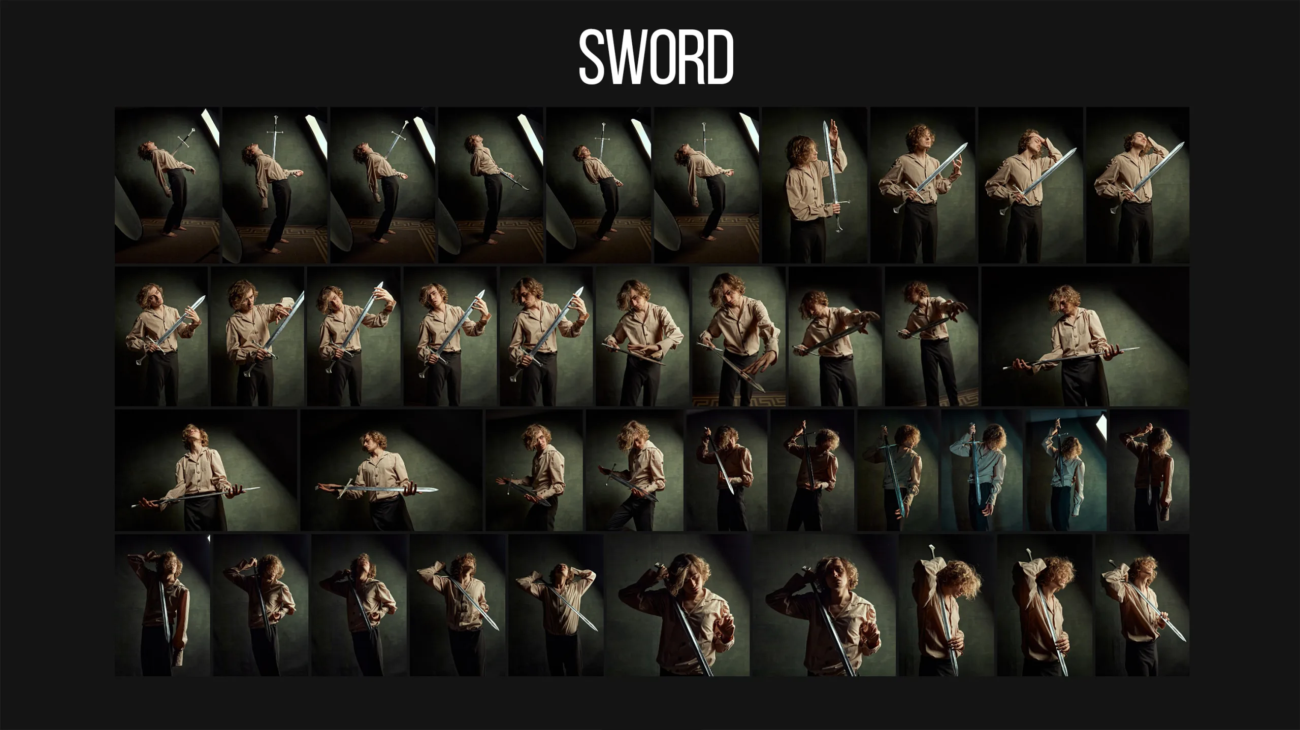 690 Dramatic Male Poses Reference Pictures