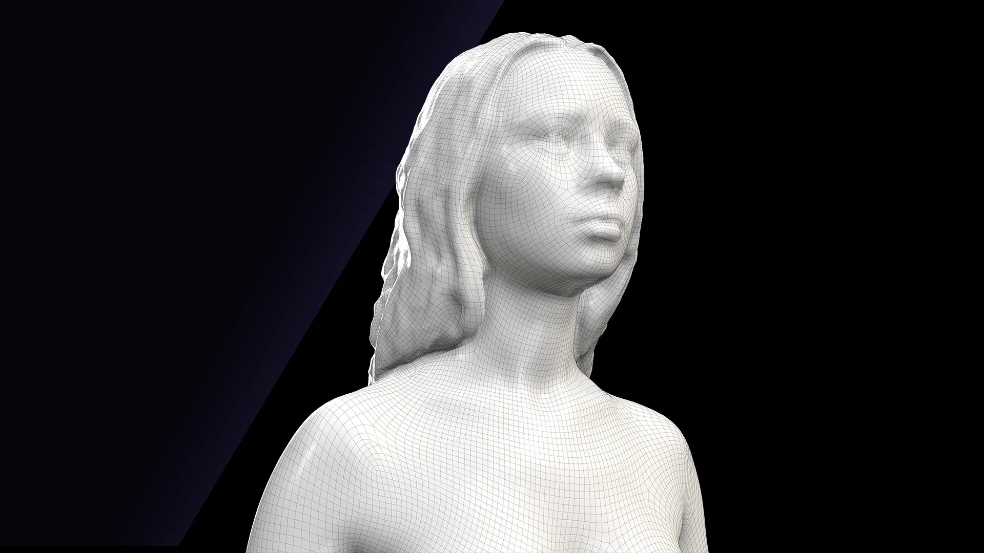 Cleaned A Pose Scan | 3D Model Elmira Nude