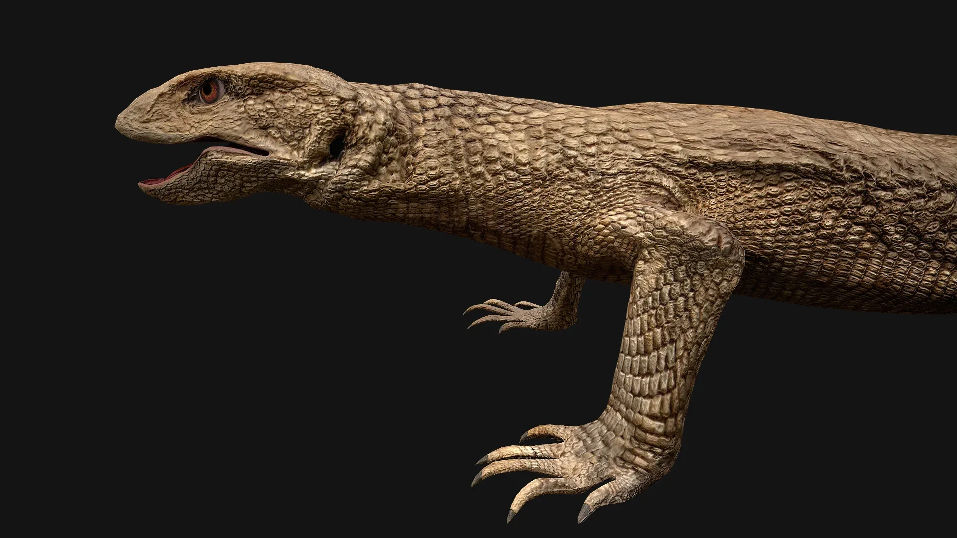 Varan Lizard Reptile Monster