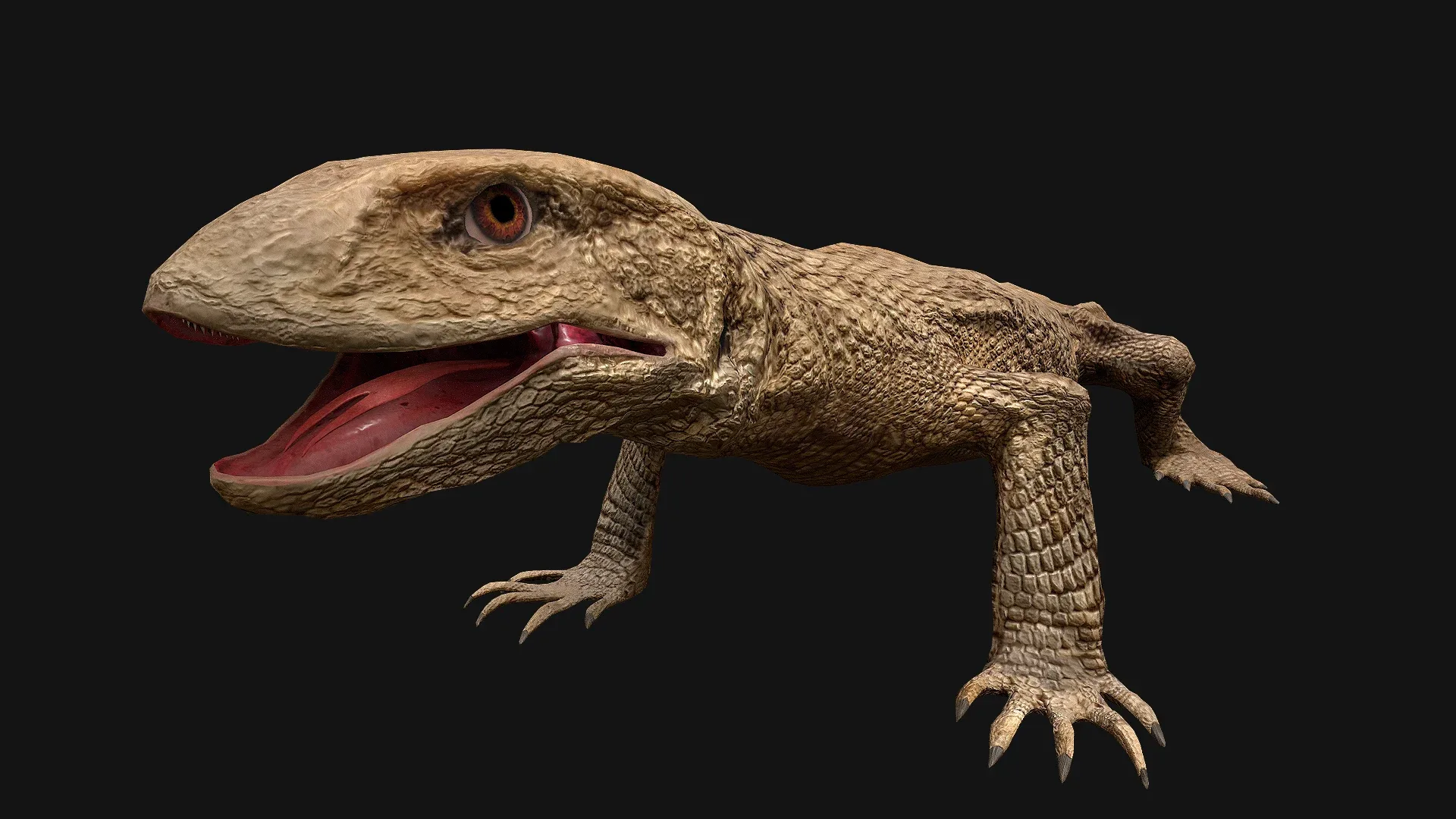 Varan Lizard Reptile Monster