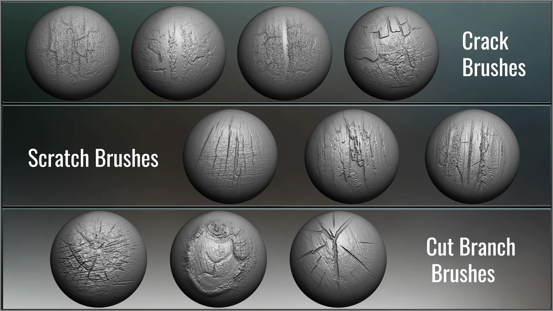 Tree Maker: 117 ZBrush Brushes, 50 Alphas & 8 Tree Basemeshes
