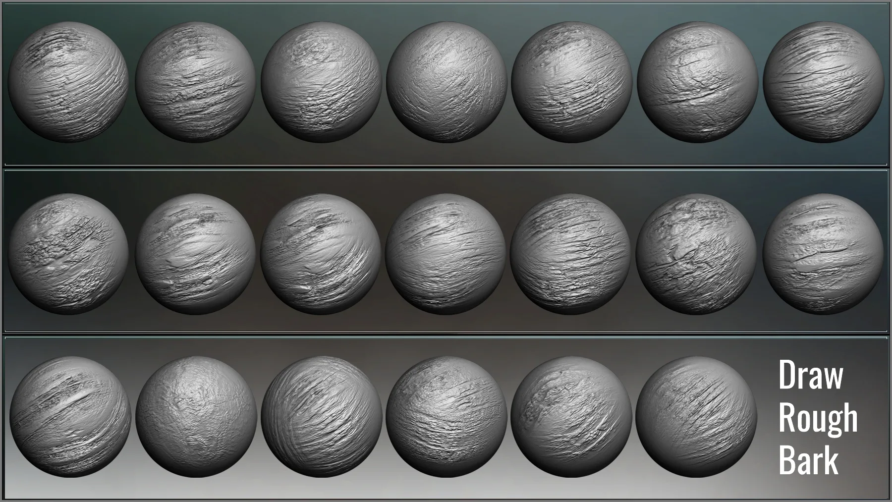 Tree Maker: 117 ZBrush Brushes, 50 Alphas & 8 Tree Basemeshes
