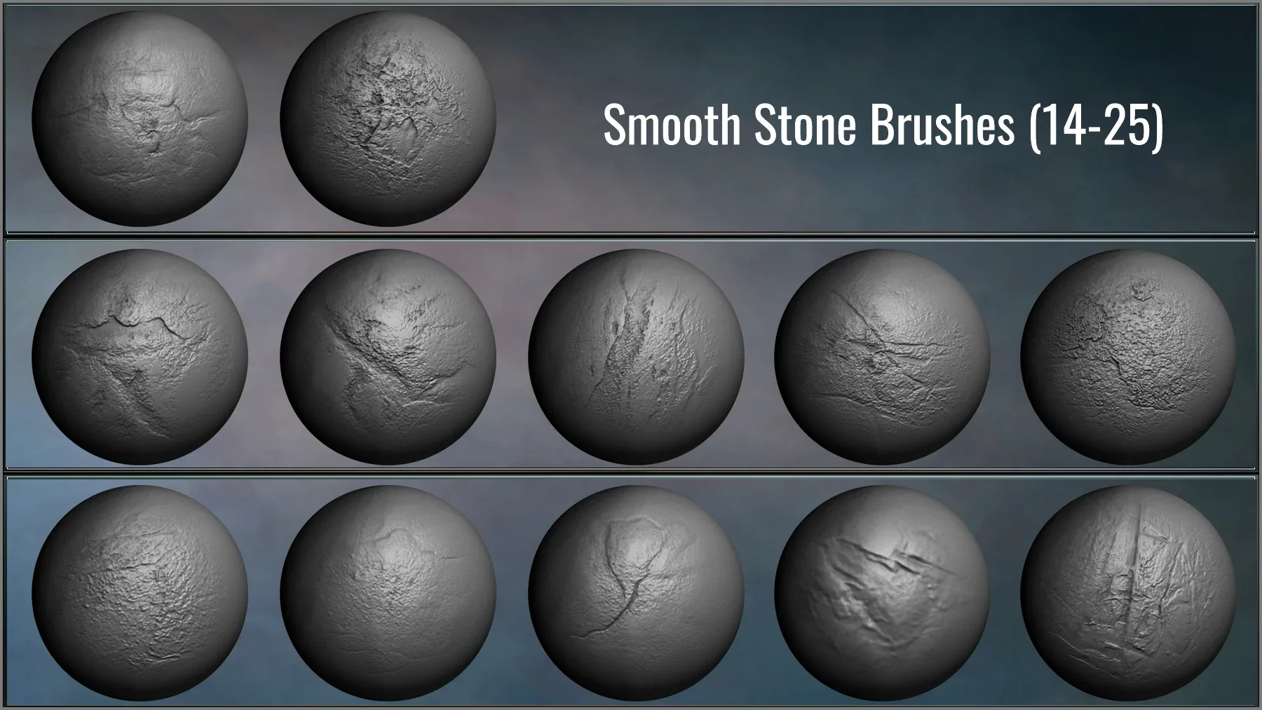 Stone Maker: 171 ZBrush Brushes And 50 Alphas