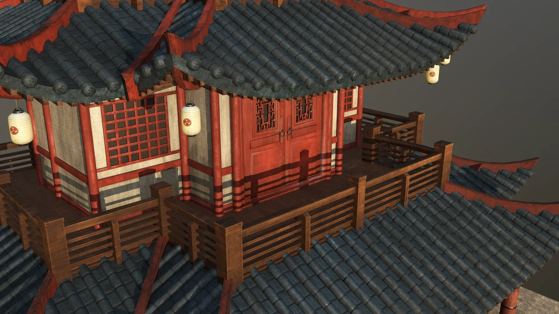 Asian Japanese Traditional Building Collection