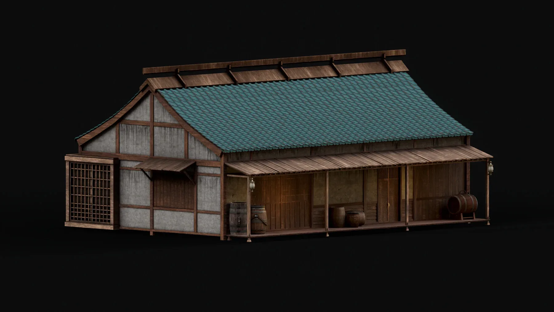 Asian Japanese Traditional Building Collection