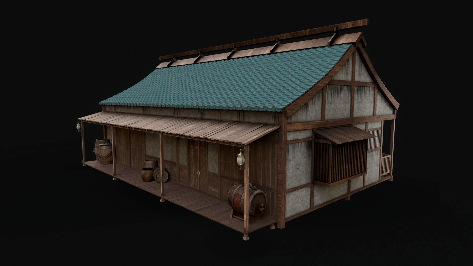 Asian Japanese Traditional Building Collection