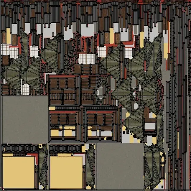 Asian Japanese Traditional Building Collection